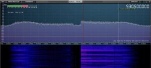 Sygnały z sieci GSM z odległości około 150m od BTSa